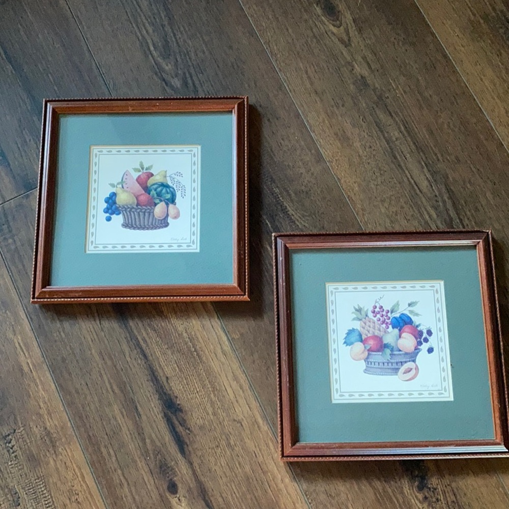 Farmhouse fruit matching print set
